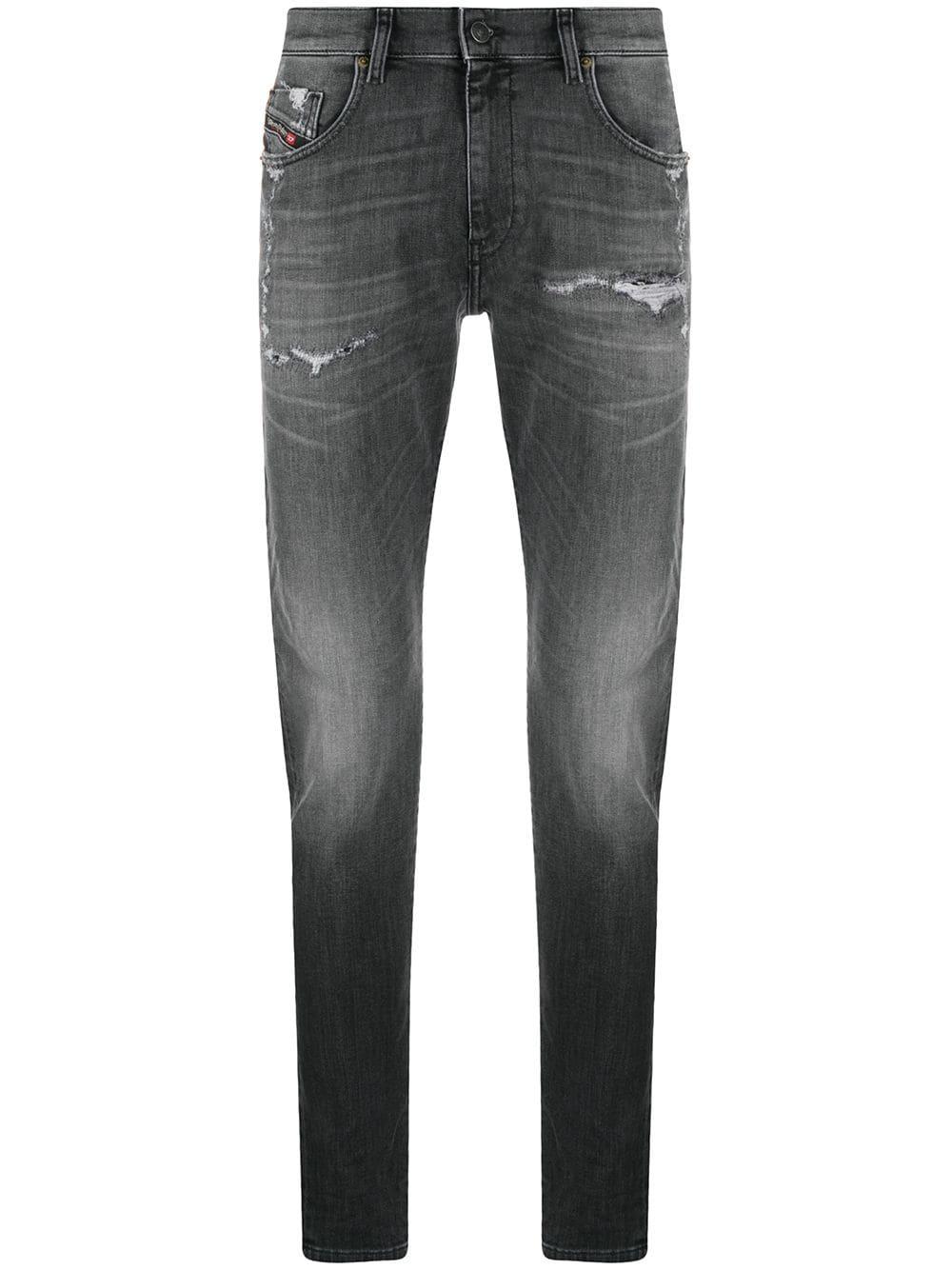 D-Strukt mid-rise slim-fit jeans by DIESEL
