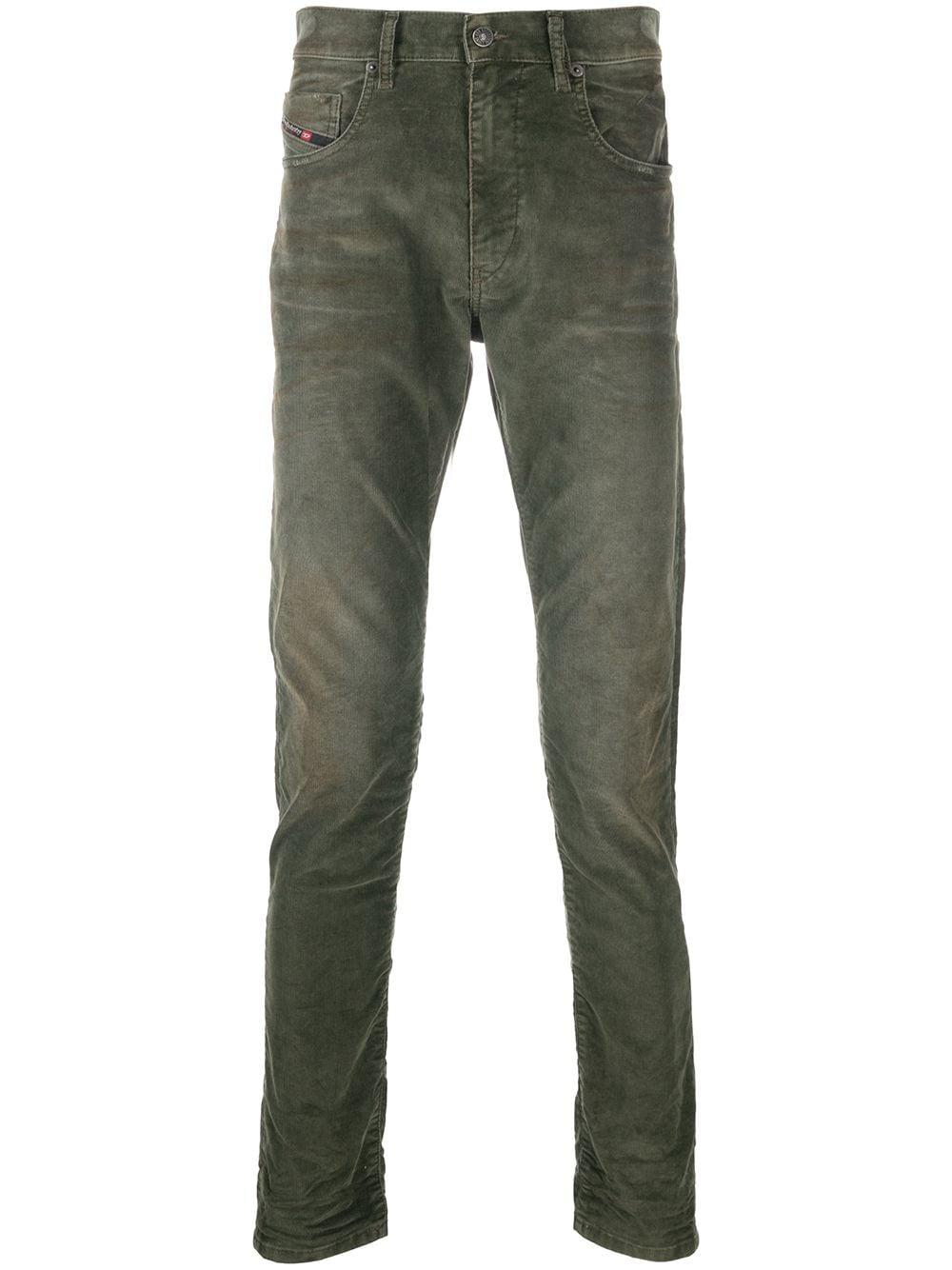 D-Strukt velvet trousers by DIESEL