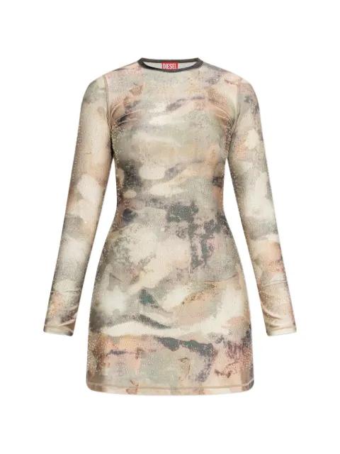 D-Uplo long-sleeve mini dress by DIESEL