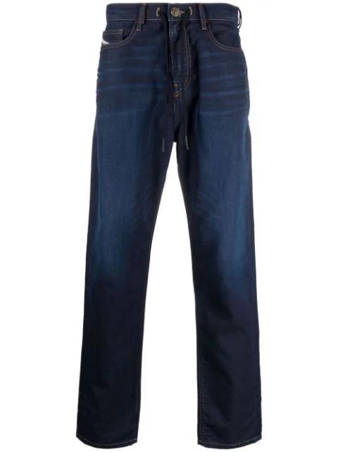 D-Vider tapered drawstring jeans by DIESEL