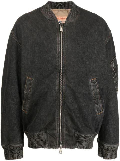 D-Weltik denim bomber jacket by DIESEL