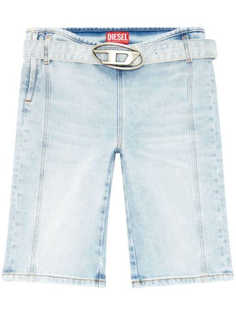 De-Ginny-S logo-buckle cycling shorts by DIESEL
