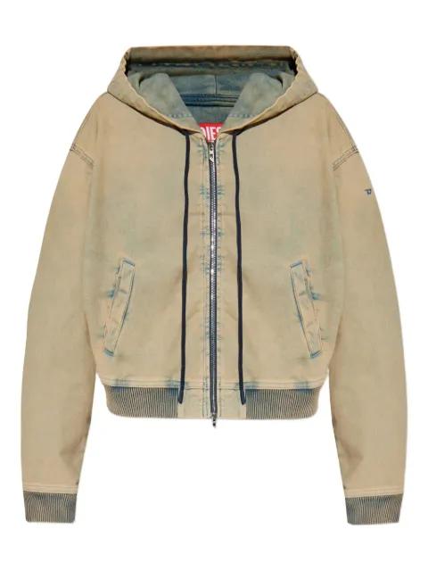 De-Giri-Crop Jogg zip-up hoodie by DIESEL