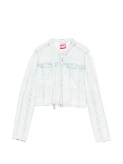 De-Saphix-Fsi zip denim jacket by DIESEL