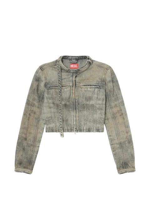 De-Saphix-Fsi1 cropped denim jacket by DIESEL