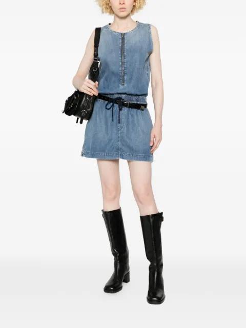 De-Slam-S zip drawstring mini dress by DIESEL