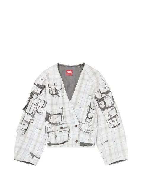 De-Talbar-Fsi cropped jacket by DIESEL