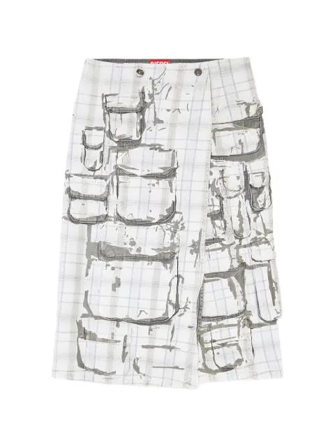 De-Vorin-Fsi1 midi A-line skirt by DIESEL