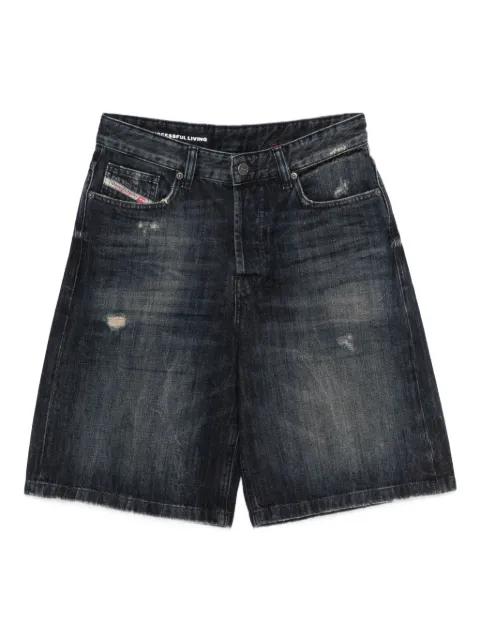 De-sire distressed-detail shorts by DIESEL