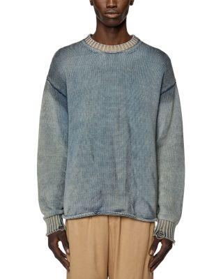 Delos Stonewashed Distressed Sweater by DIESEL
