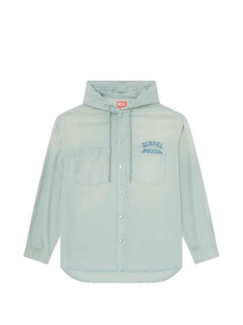 Dewny hoodied overshirt by DIESEL