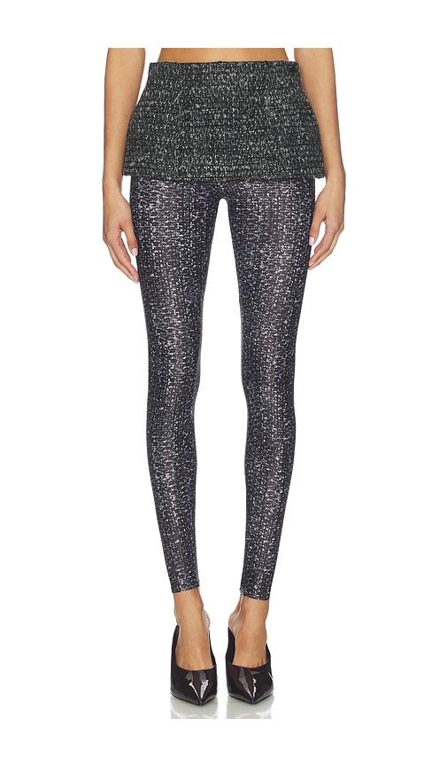 Diesel Hour Legging in Black by DIESEL
