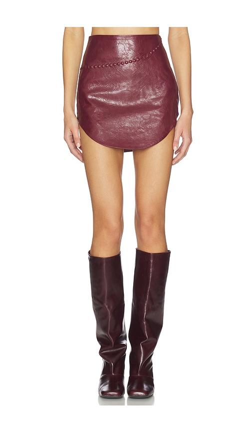 Diesel Ohara Skirt in Burgundy by DIESEL