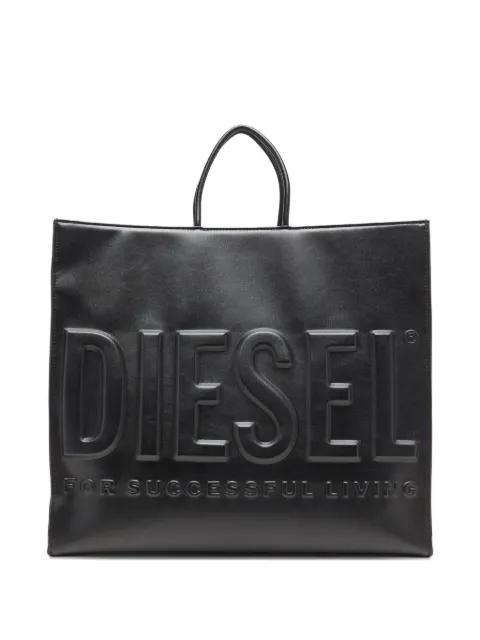 Dsl 3D Shopper Ew X embossed tote bag by DIESEL