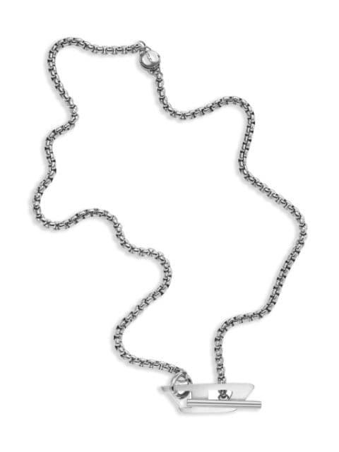 Dx1477 logo-pendant necklace by DIESEL