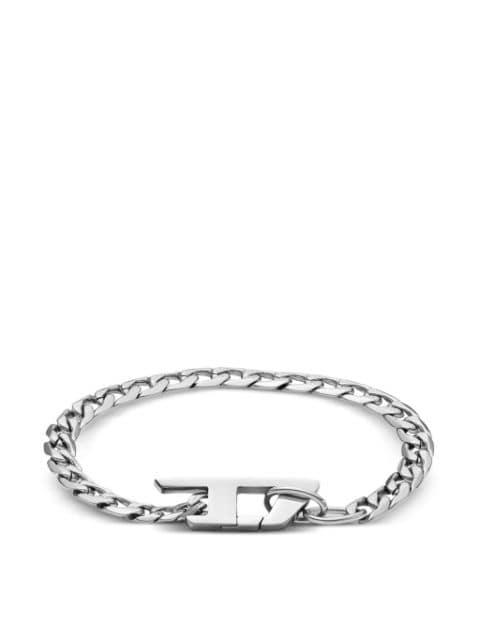 Dx1496 logo-plaque bracelet by DIESEL