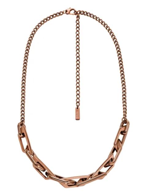 Dx1646200 interlocking logo chain necklace by DIESEL