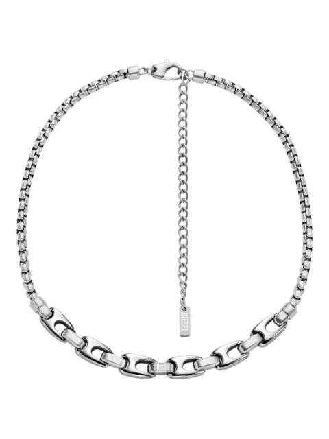 Dx1650040 oval-logo chain necklace by DIESEL
