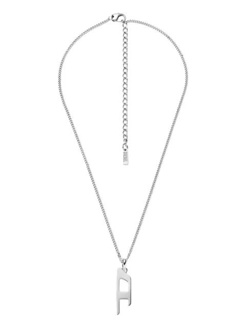 Dz1624040 logo-pendant necklace by DIESEL