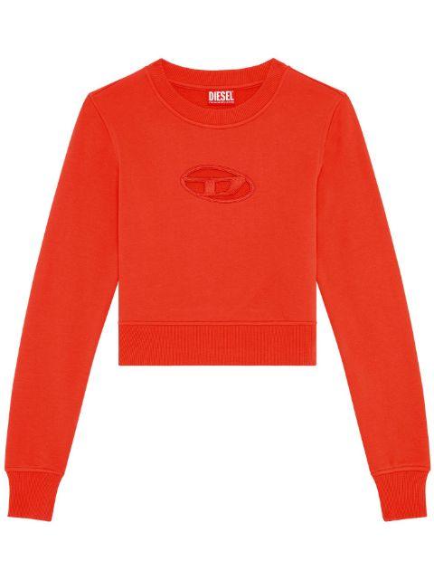 F-Slimmy-Od cropped sweatshirt by DIESEL