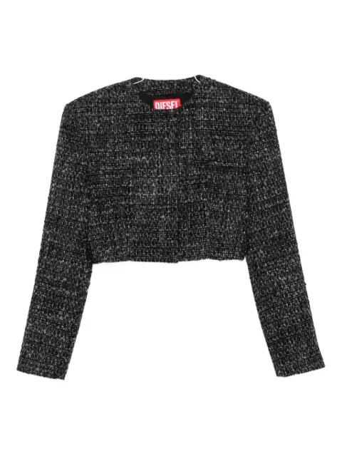 G-Crop-G tweed cropped jacket by DIESEL