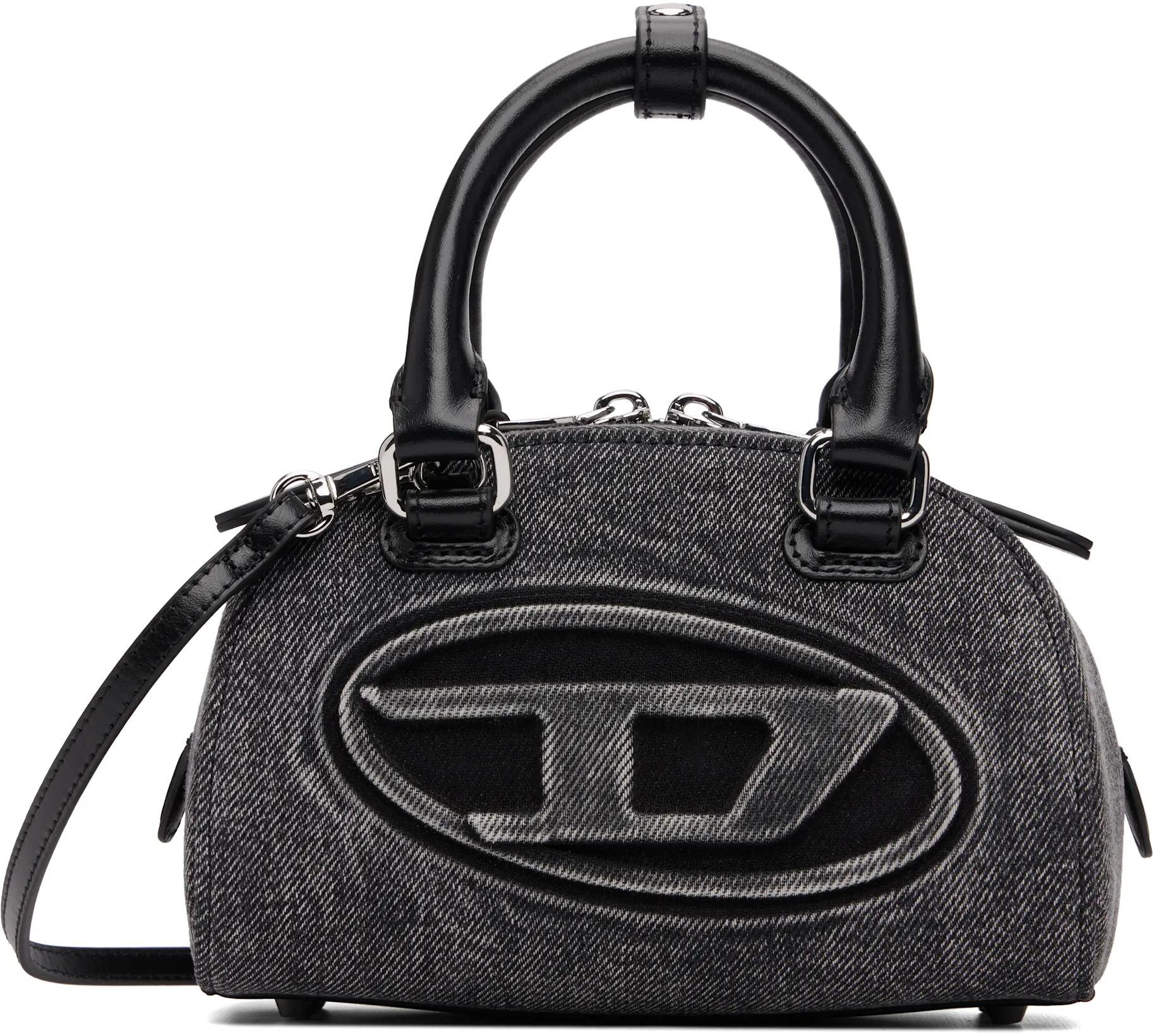 Gray 1DR Dome-Mini Bowling Bag by DIESEL