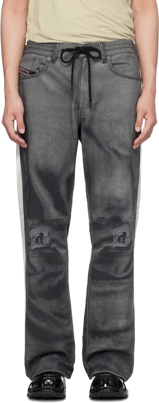 Gray 2080 D-Reel Jogg Jeans by DIESEL