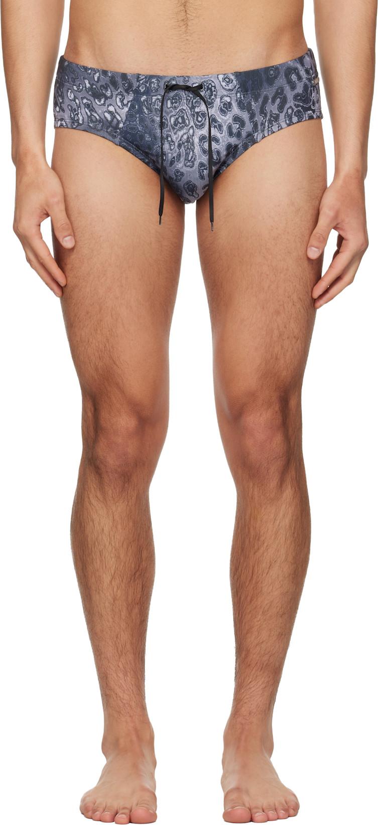 Gray Alfie-Utlt Swim Briefs by DIESEL