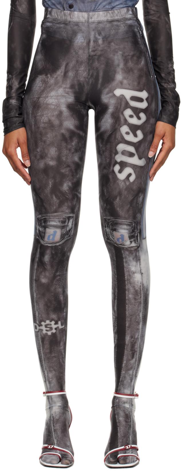 Gray P-Koll Leggings by DIESEL