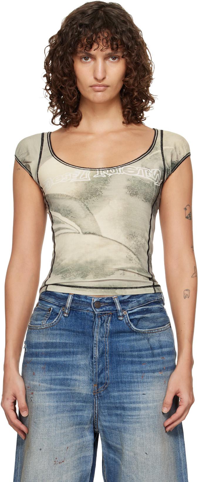 Gray T-Icaty T-shirt by DIESEL