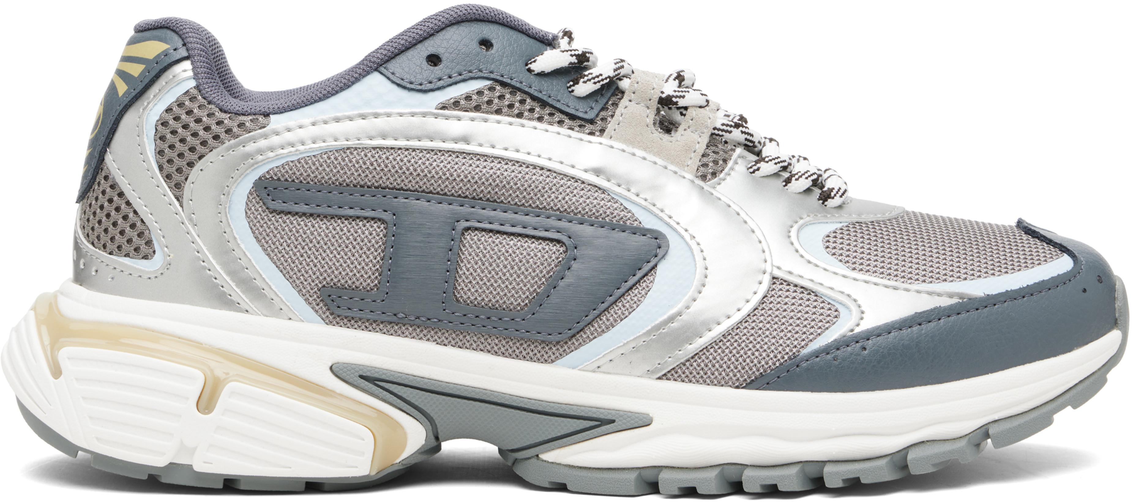 Gray & Silver S-Pro-V-Dense Low Sneakers by DIESEL