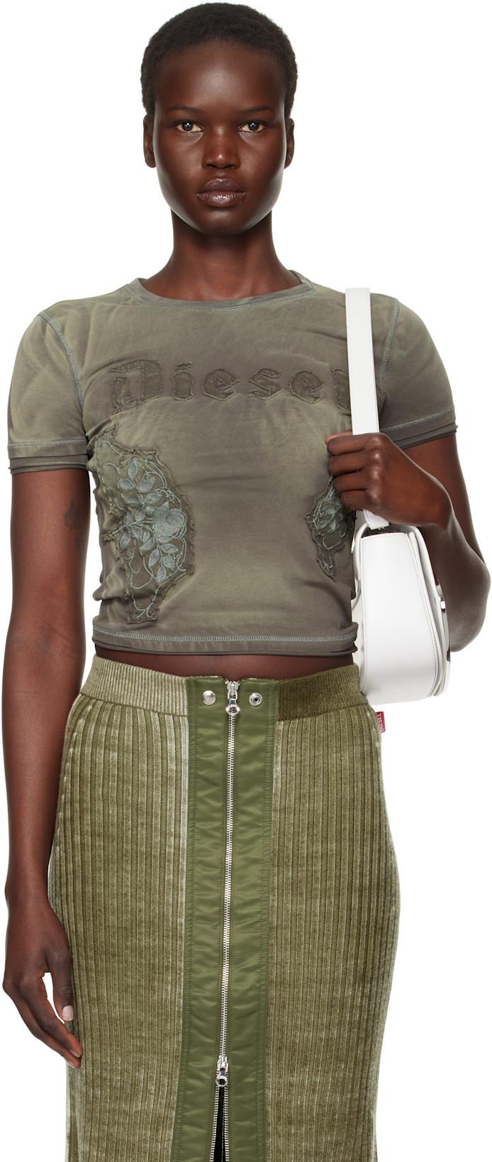 Green T-Uncut T-shirt by DIESEL