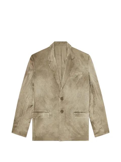 J-Andre wrinkled-effect blazer by DIESEL