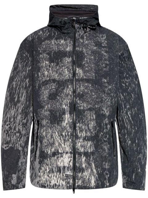 J-Brick hoodied jacket by DIESEL
