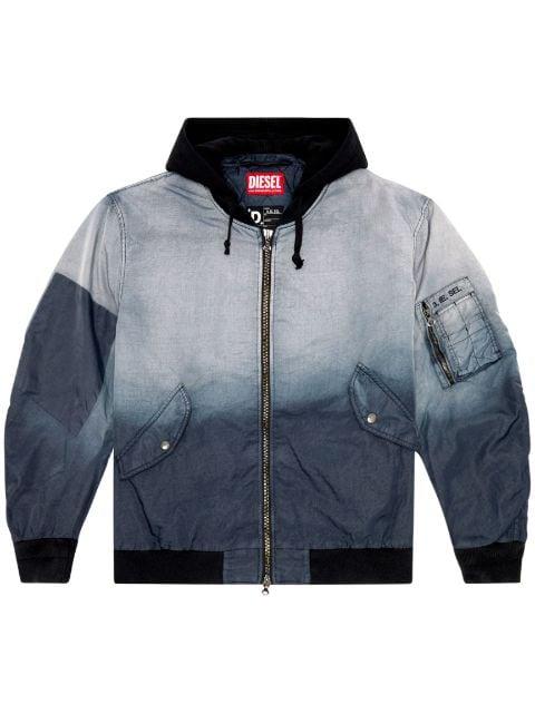 J-Common hoodied bomber jacket by DIESEL