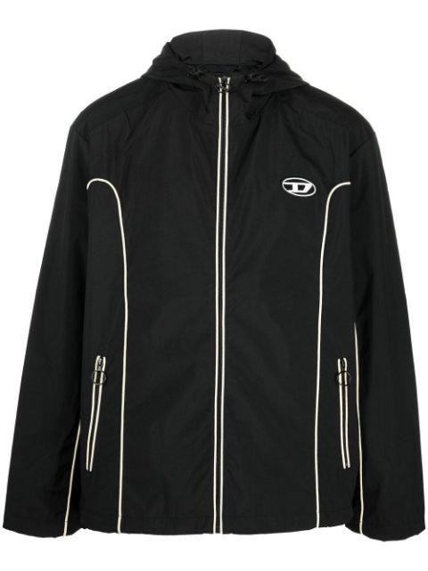 J-Hives logo-appliqué windbreaker by DIESEL