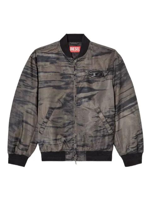 J-Kepes-Dlbz abstract-print bomber jacket by DIESEL