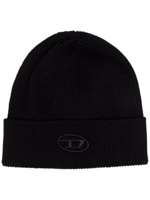 K-Coder Fully-B ribbed beanie by DIESEL
