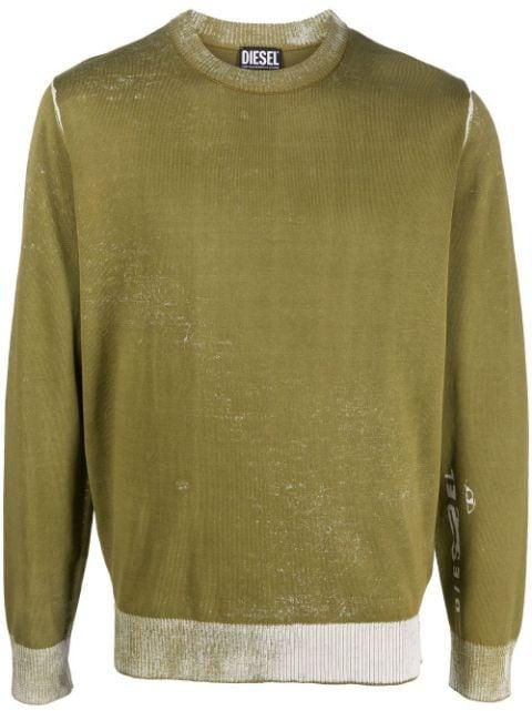 K-Larence faded-effect jumper by DIESEL
