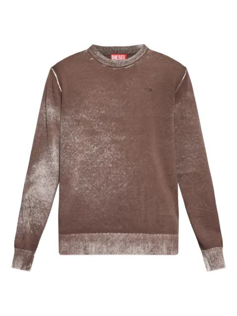 K-Laurent logo-embroidered sweater by DIESEL