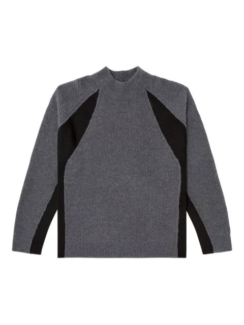 K-Lollo-TN ribbed panelled sweater by DIESEL