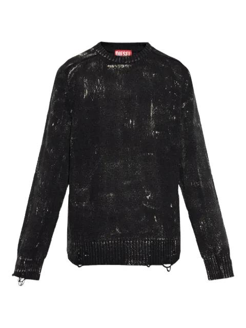 K-MAXENSE distressed sweater by DIESEL