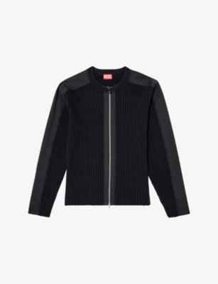 K-Matty Zipped Cotton-Knit Cardigan by DIESEL