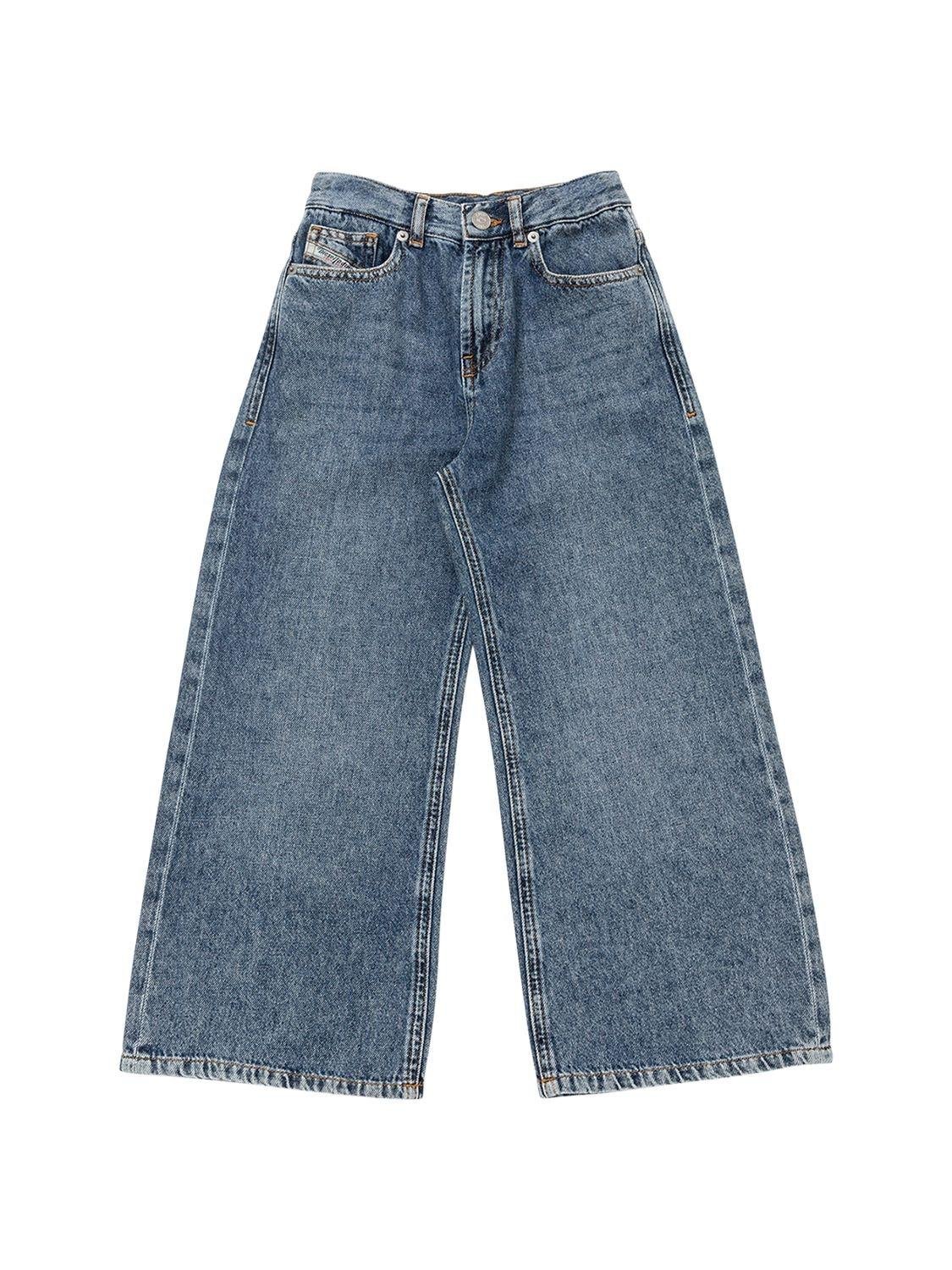 Cotton Denim Jeans by DIESEL KIDS