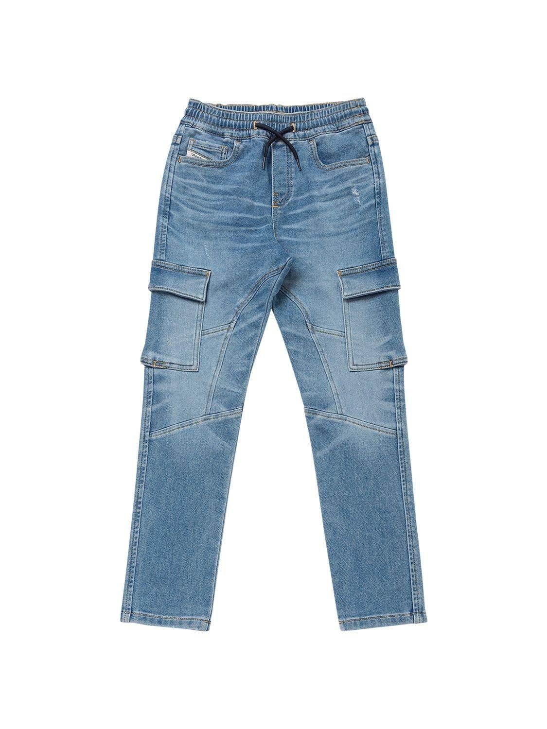 Cotton Denim Jeans by DIESEL KIDS