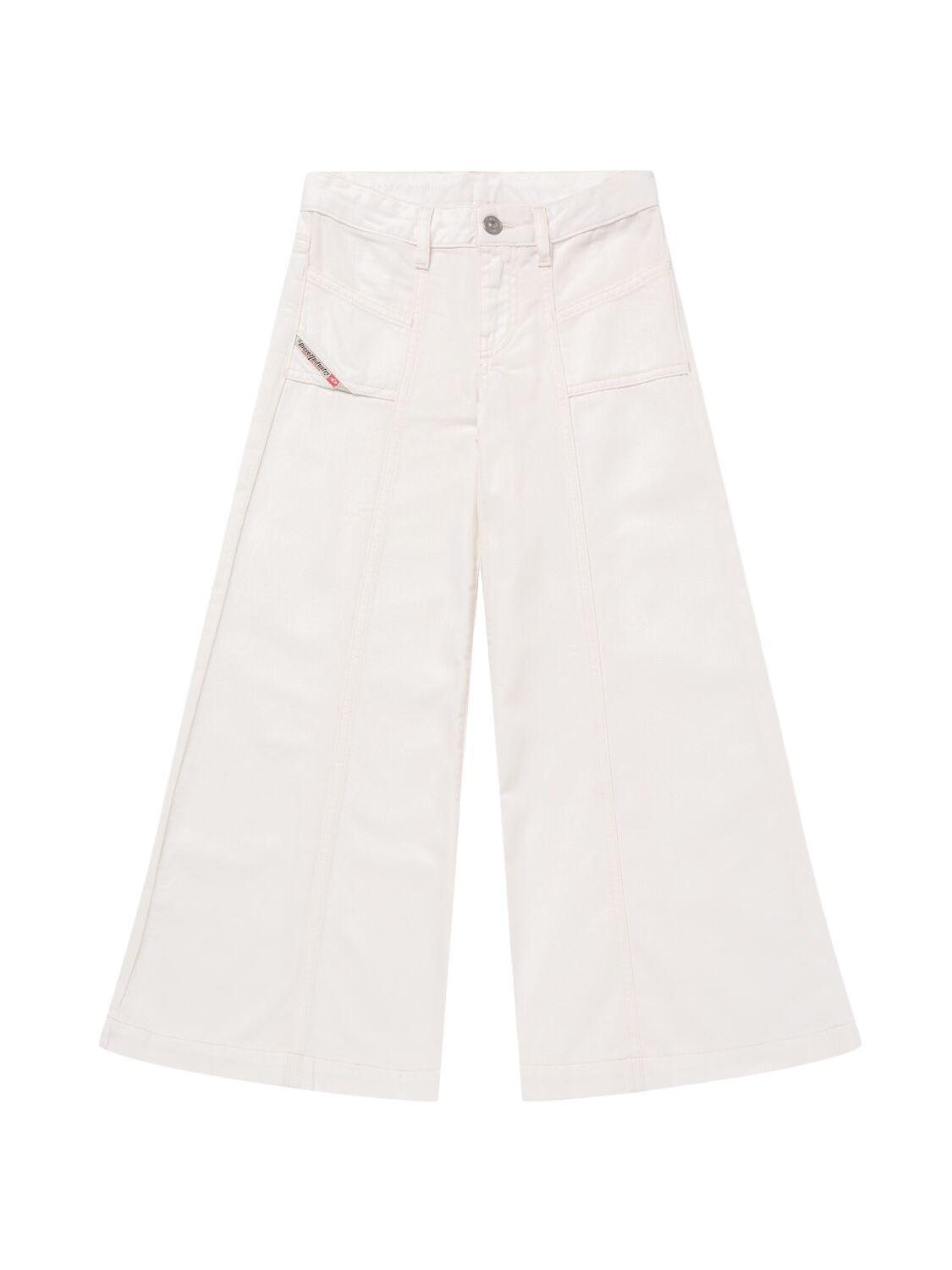 Cotton Wide Jeans by DIESEL KIDS