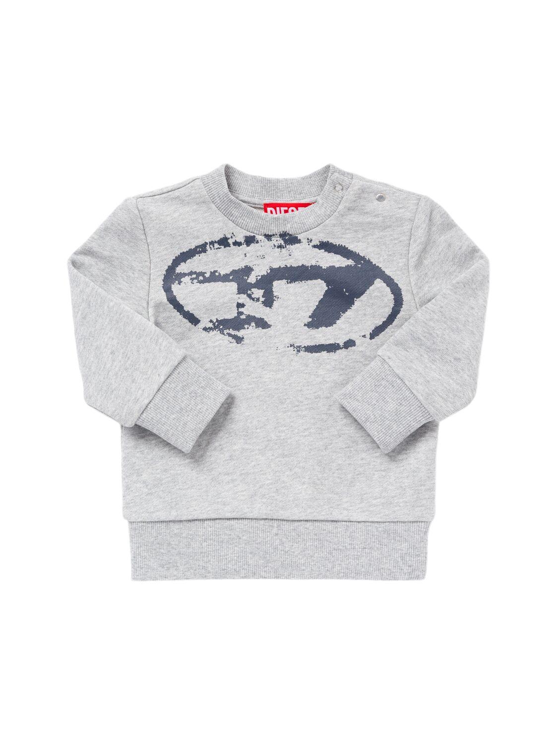 Printed Cotton Sweatshirt by DIESEL KIDS