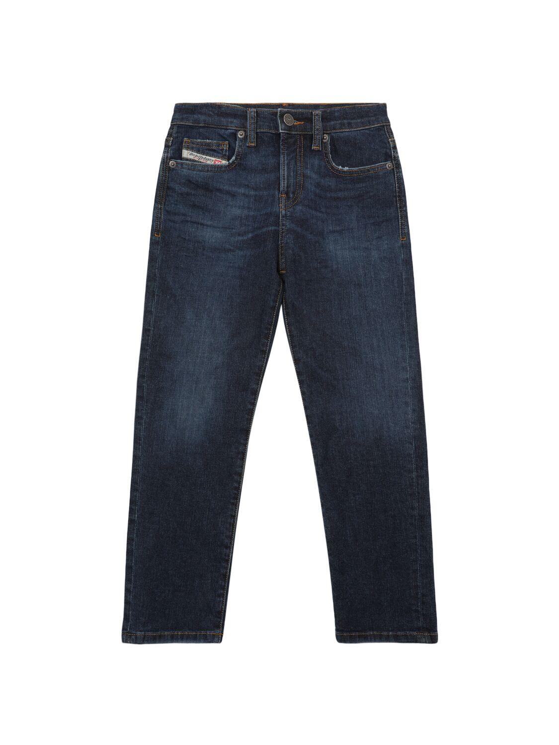 Stretch Cotton Jeans by DIESEL KIDS