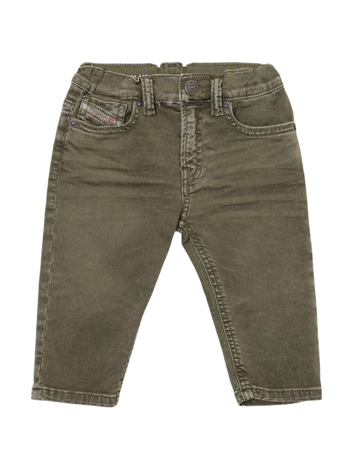 Stretch Cotton Jeans by DIESEL KIDS