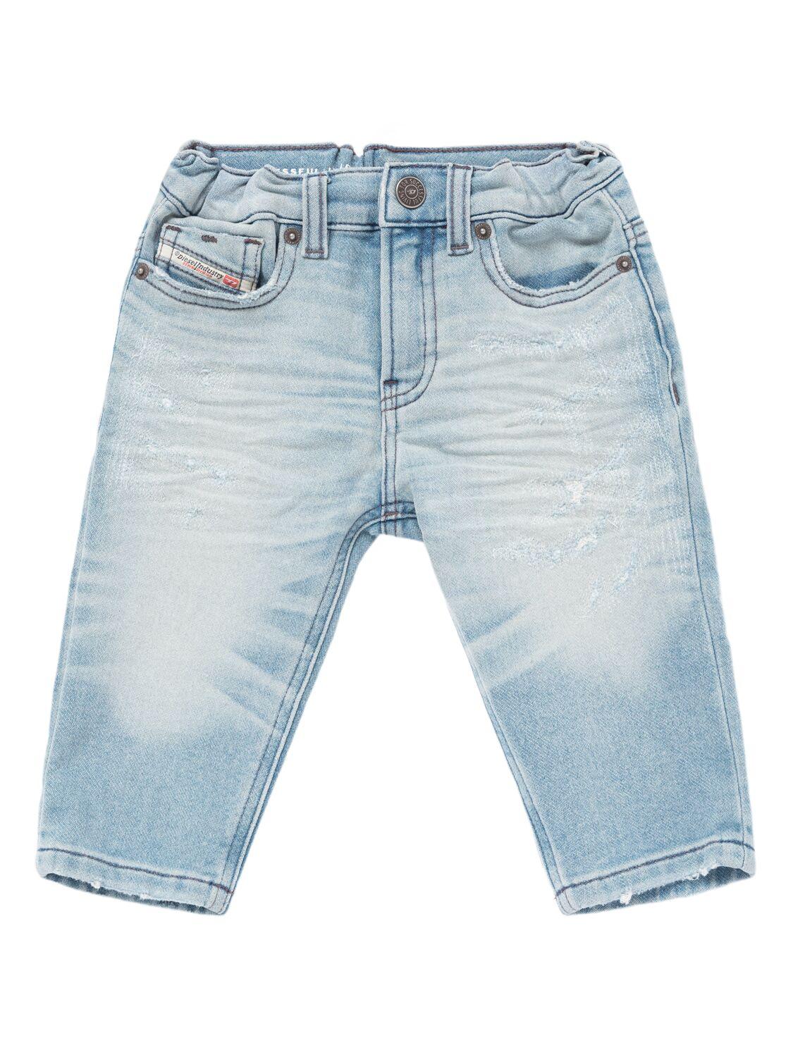 Stretch Cotton Jeans by DIESEL KIDS